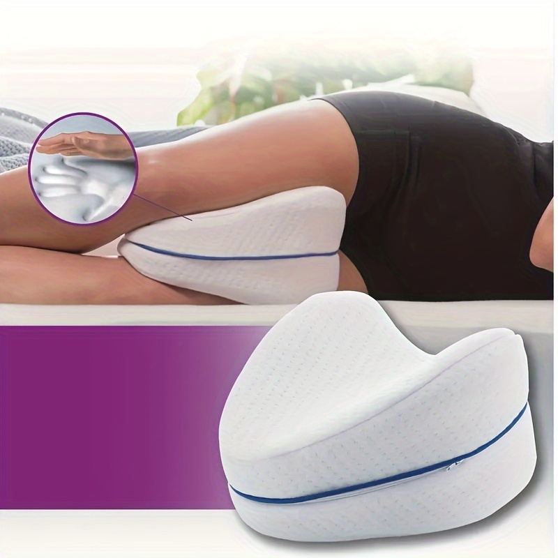 Memory Foam Leg Knee Side Sleeper Pillow Contour Legacy for Comfort &  Relief