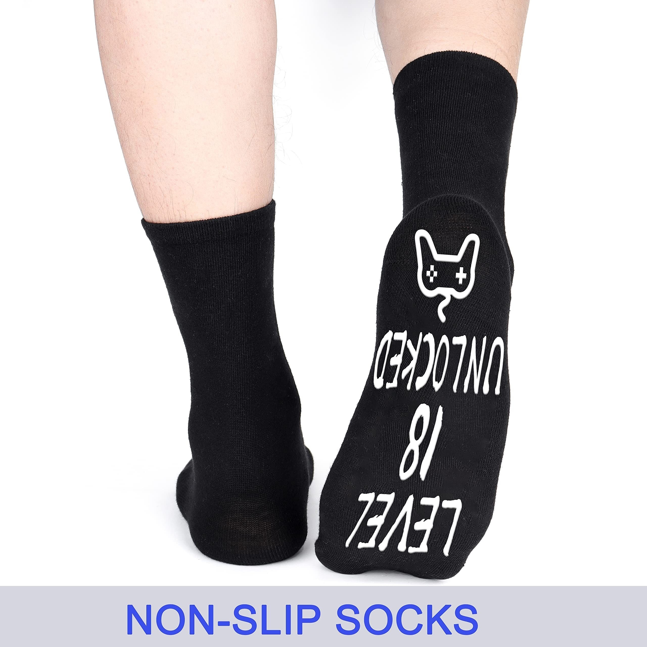 Unisex Novelty Socks, Middle Finger Gifts for Men and Women, Crazy