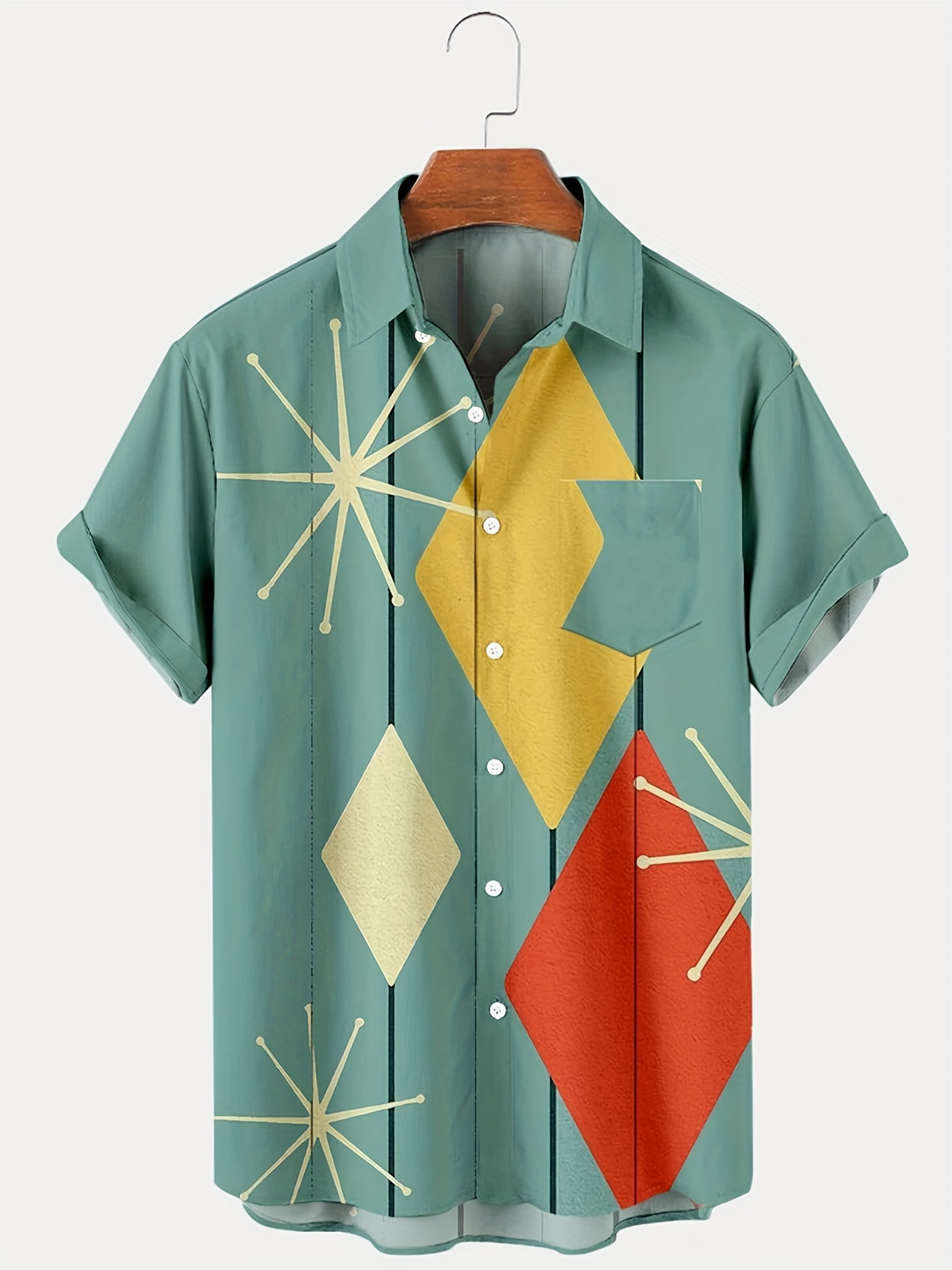 トップス 60s short rayon shirt SAKS FIFTH AVENUE RAYON SHIRT 60S 「ブラック、ハンドステッチ