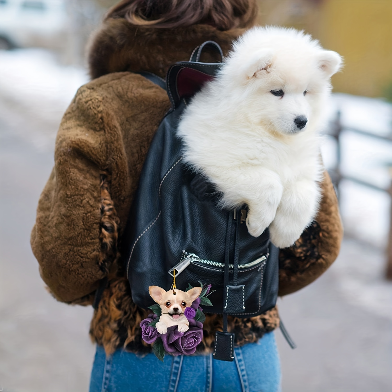 Dekoration niedlicher Auto-Taschen-Anhänger, Welpen-Auto, hängender  Rückspiegel, hängender Hund, hängende Verzierung – die besten Artikel im  Online-Shop Joom Geek