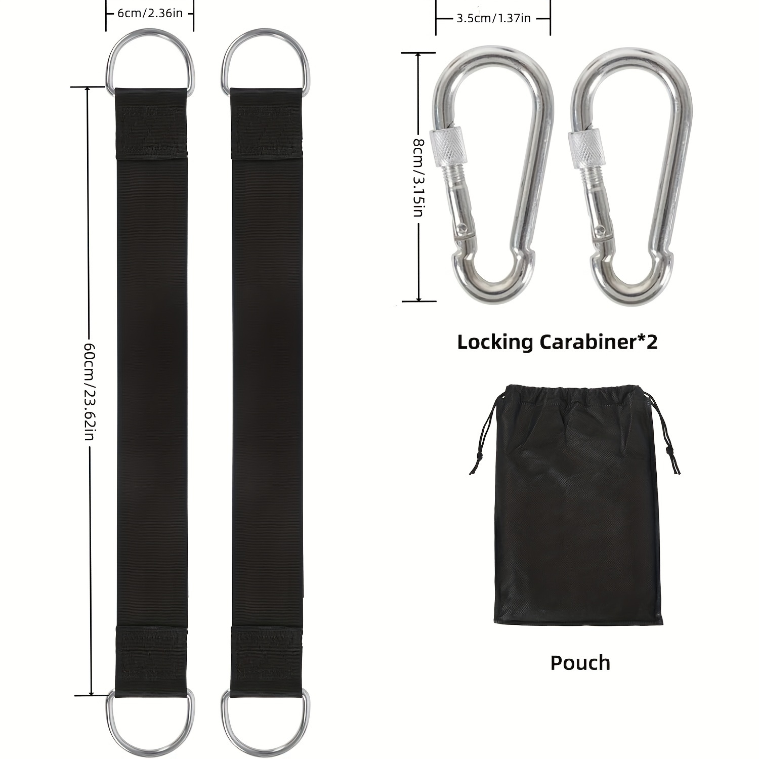 Carabiner 8cm - Temu