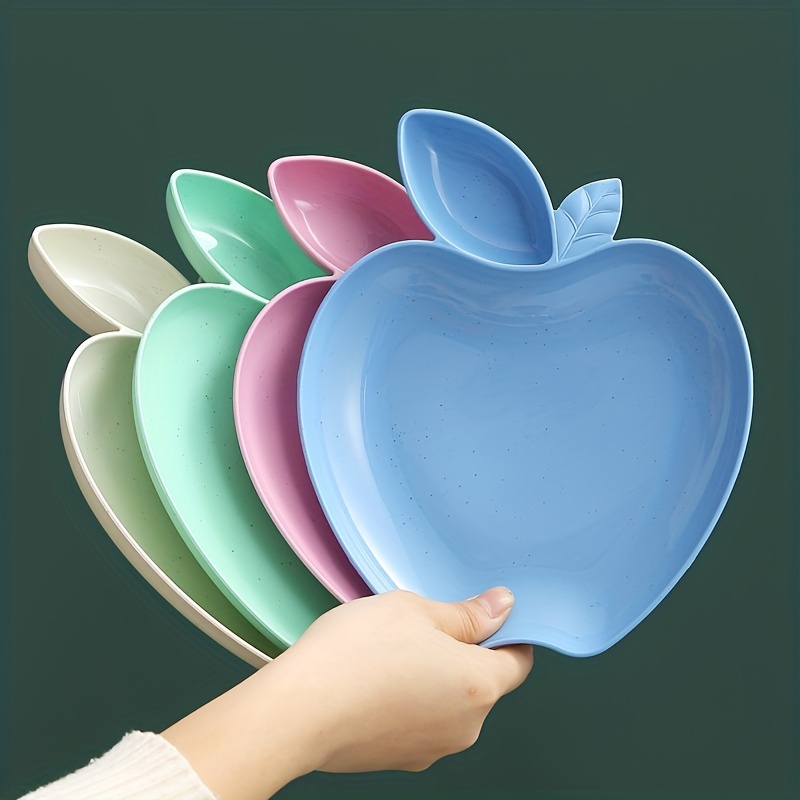 4pcs/set Multifunctional Cute Apple Shaped Small Bowl For Kitchen