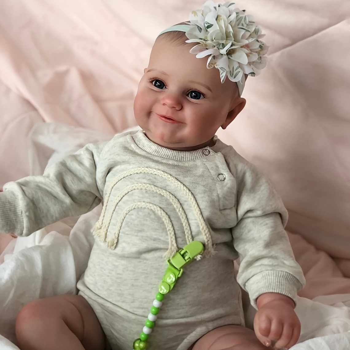 45cm Meadow Full Body Solid Silicone Bebe Reborn 3D Painted