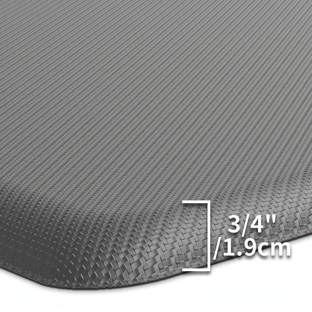 FEATOL Anti Fatigue Mat Kitchen Mats Cushioned,Thicken Core Foam for Kitchens,Standing