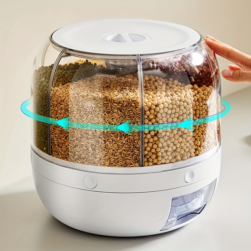 Insect Proof Rice Dispenser Grain Storage 10 kg Container for Kitchen