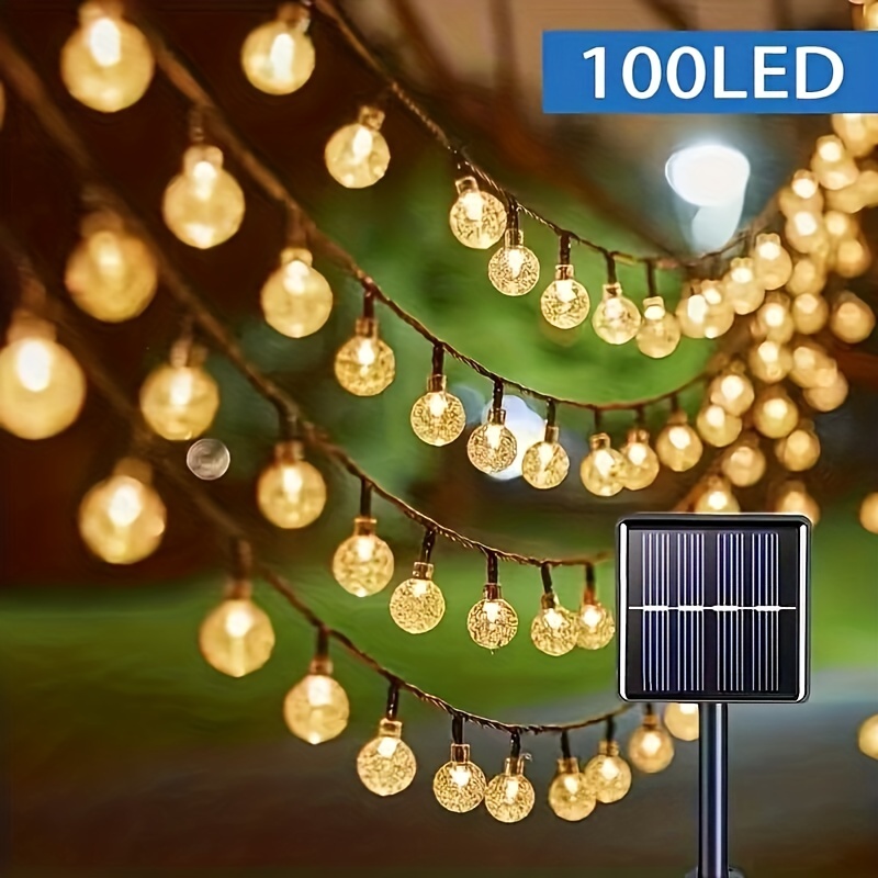 Couronne de LED d'extérieur avec 10 ampoules 8 mètres