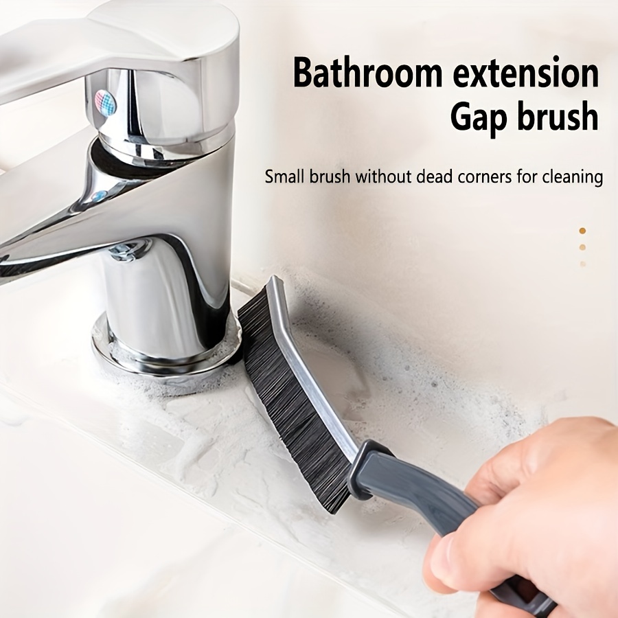 Multifunctional Gap Brush Crevice Cleaning Tool, Hard Bristle