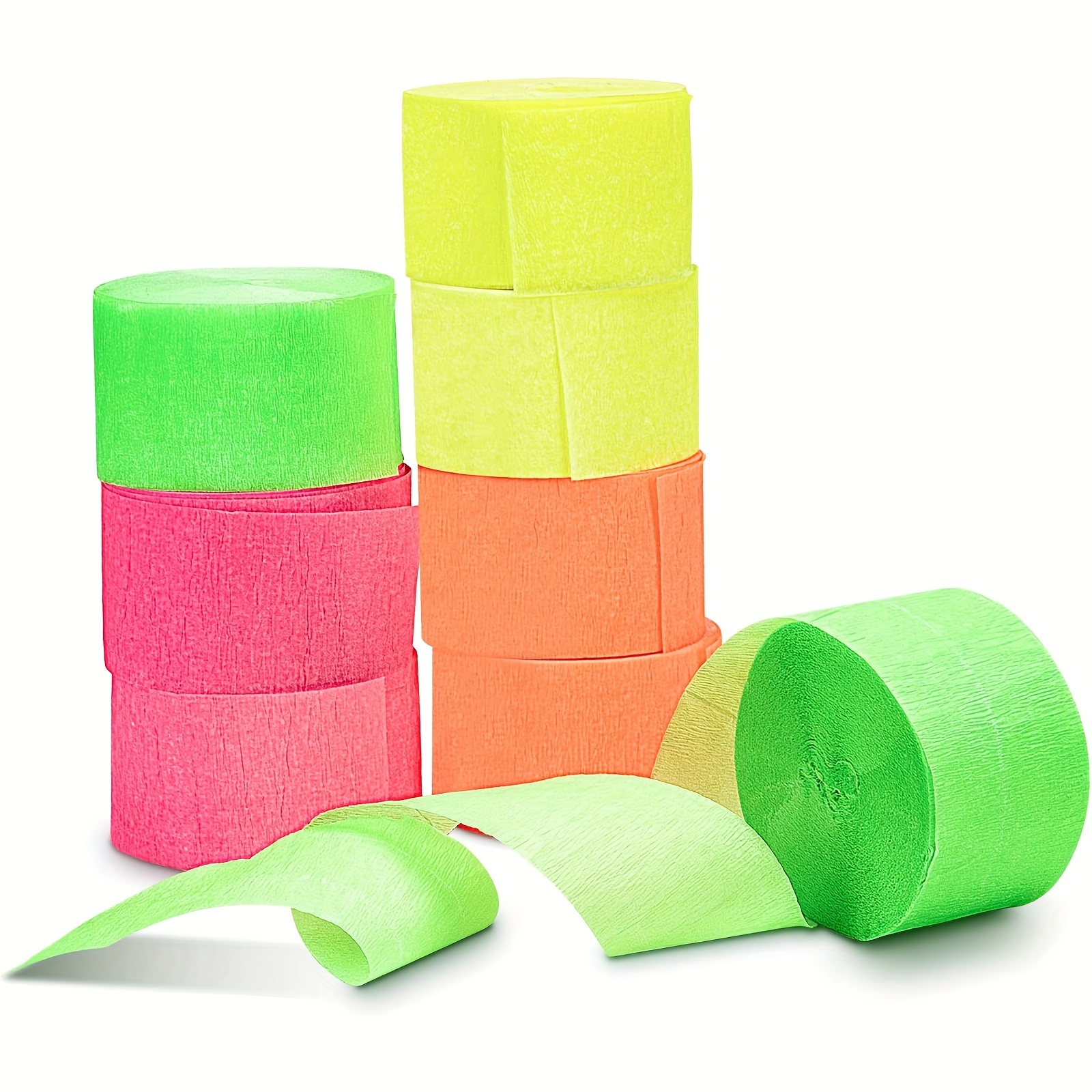 Glow In The Dark Party Decorations Neon Crepe Paper - Temu Netherlands