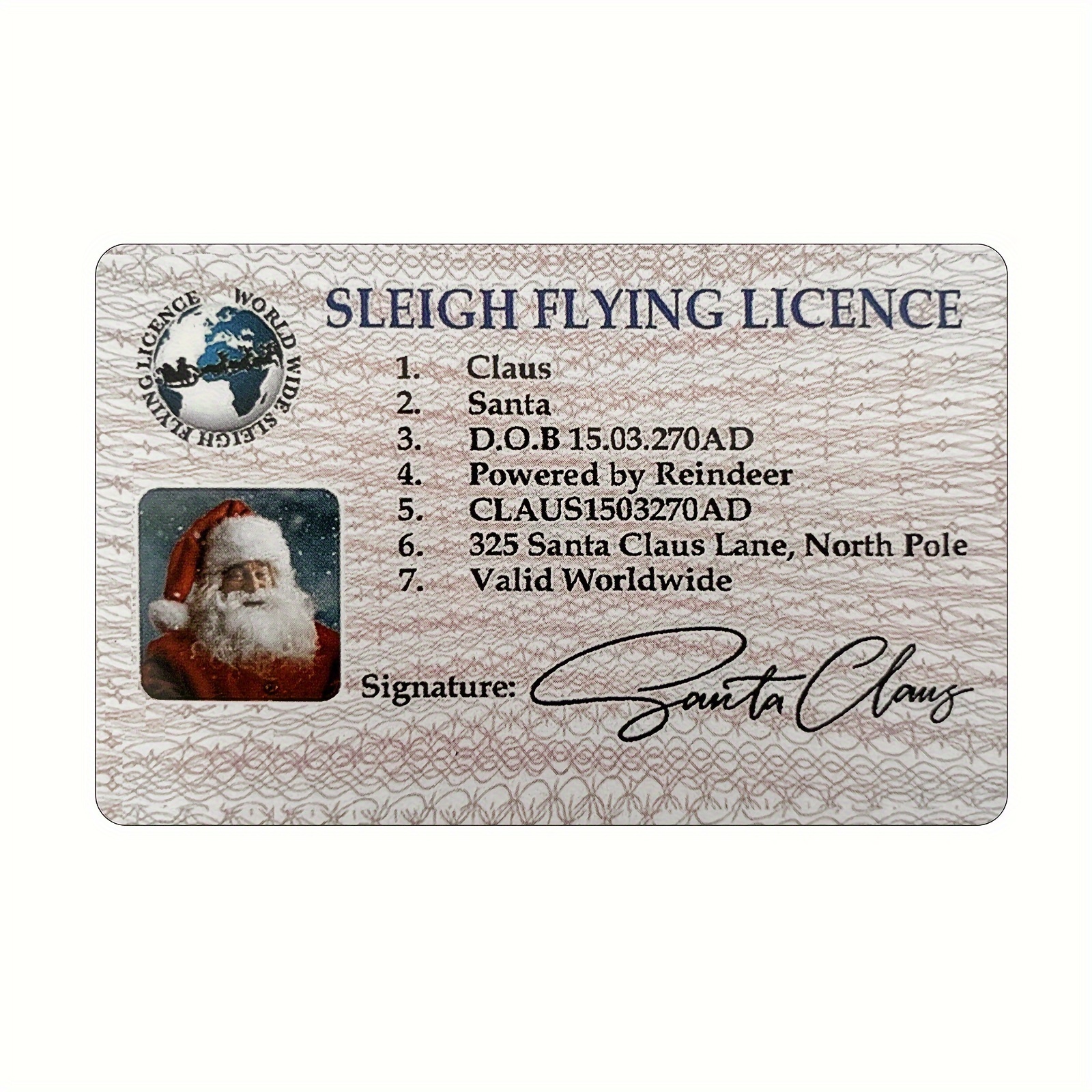 Santa's Magic Key - Magic Santa Key with FREE lost Santa's Sleigh Flying  Licence