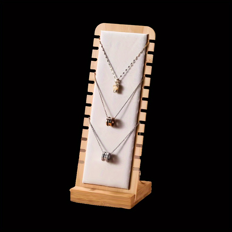 9 Bamboo Necklace Holder Jewelry Bust Display Stand for Selling Pendant  Chain J