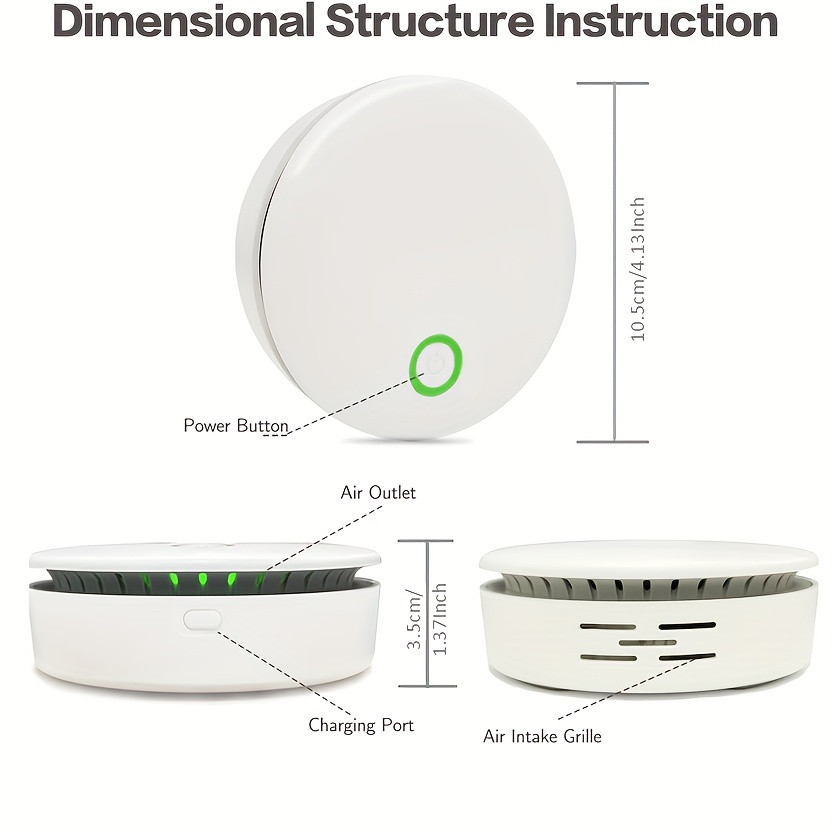 Portable Ozone Ionic Air Purifier 1 Mini Purifier - Temu