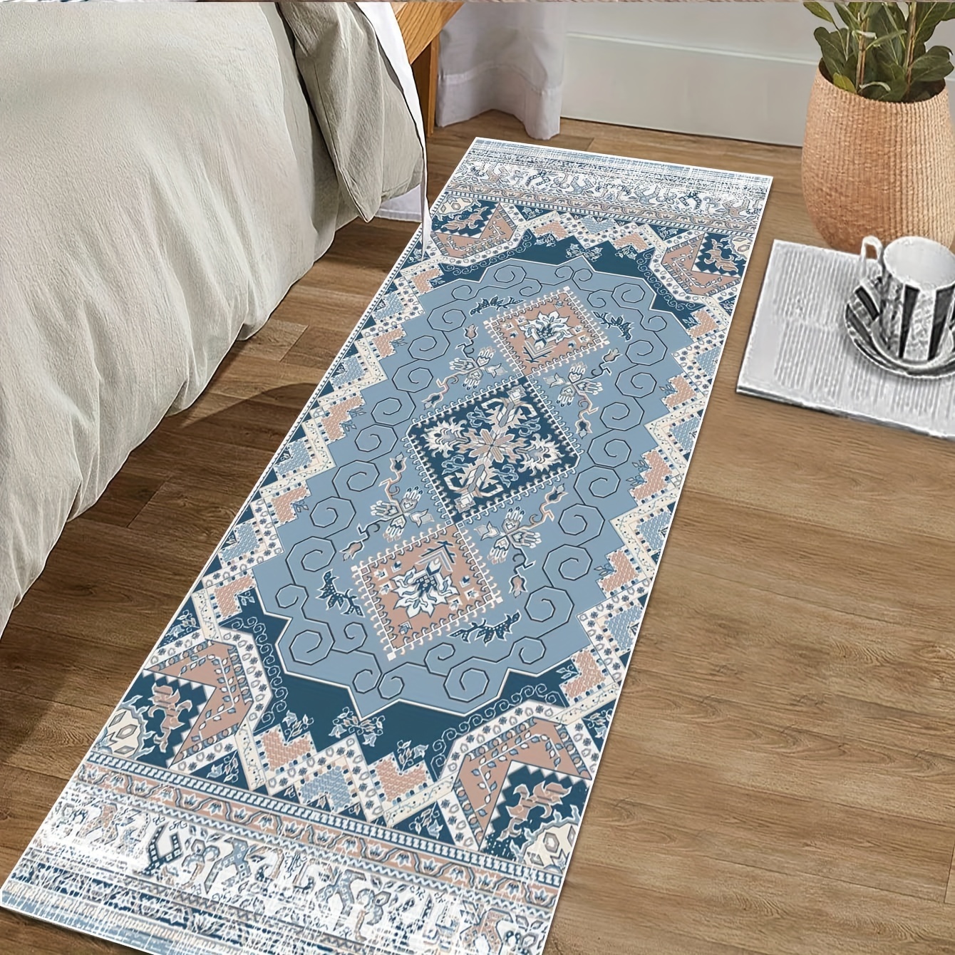 Large Vintage Persian Area Rug Luxury Boho Runner For Living - Temu