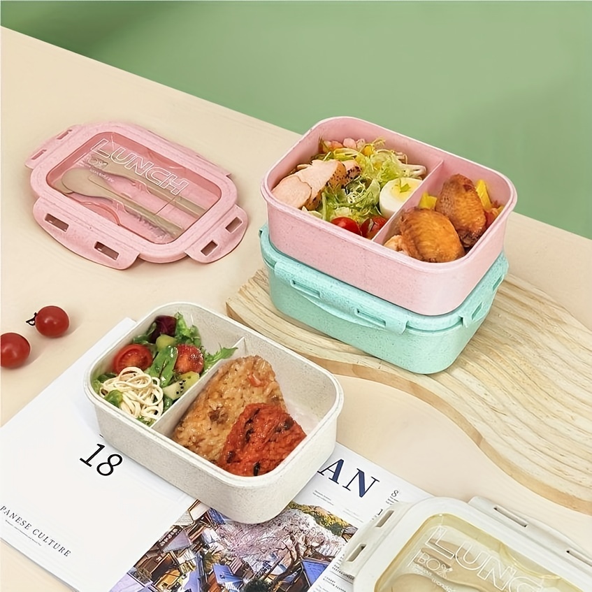 Leakproof 850mL Bento Box with Utensils - Back to School & Work Lunches
