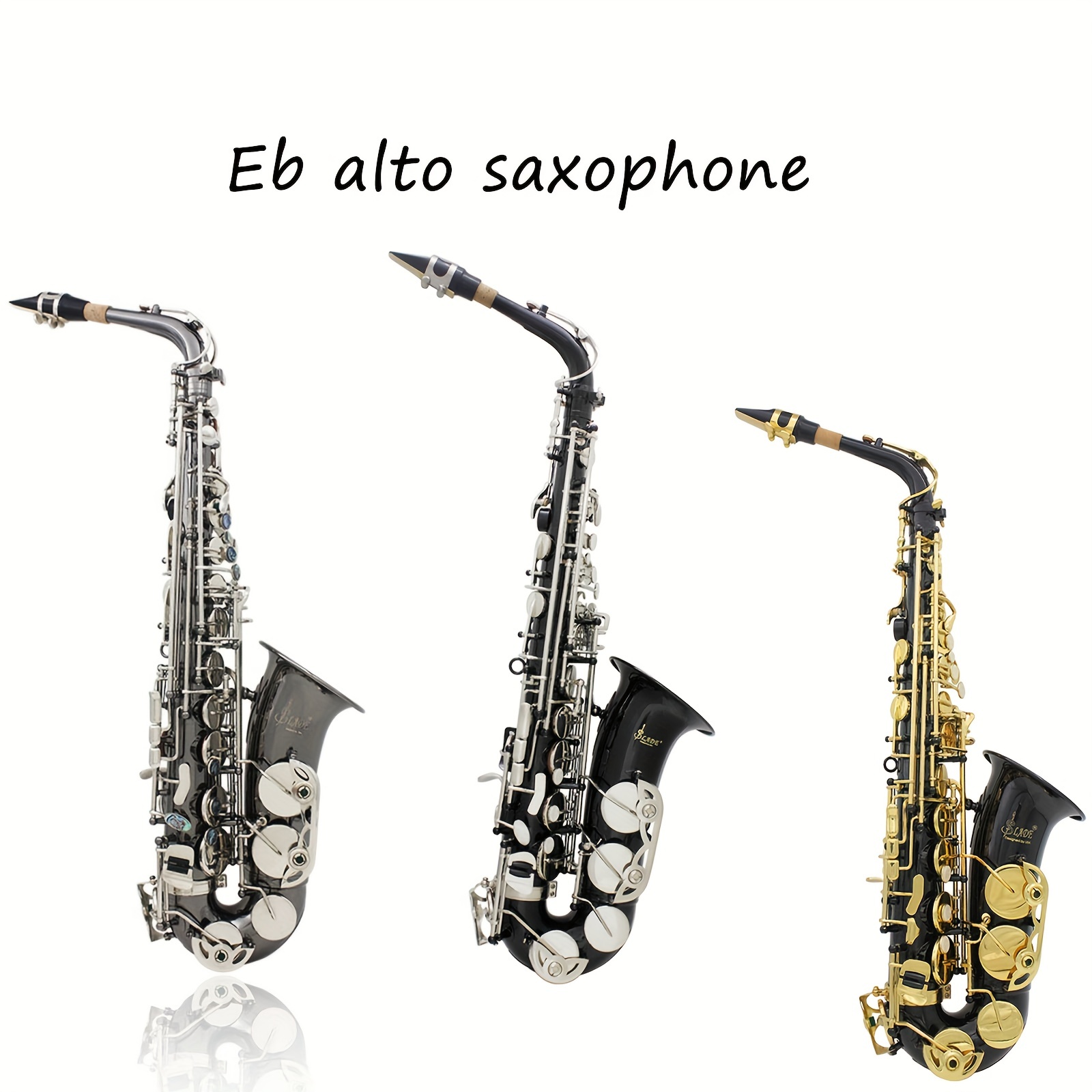 Slade Wss89bs Alto Saxophone In Eb Brass Body Shell Keys - Temu Canada