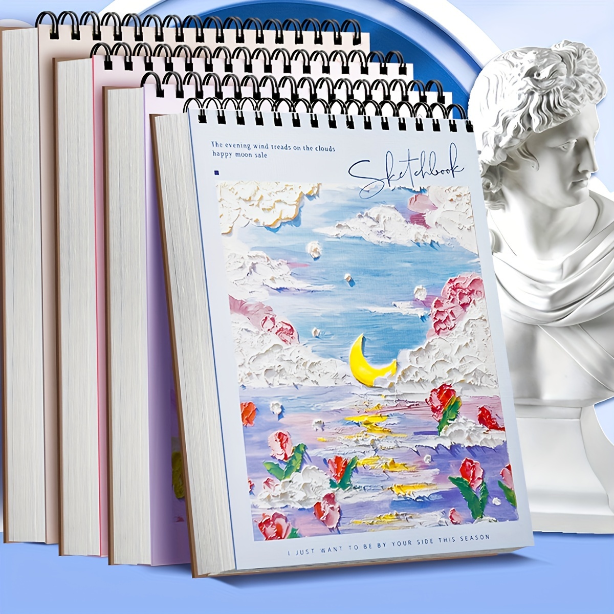 Potentate Mini Square Watercolor Sketch Pad Handbook 300gsm - Temu