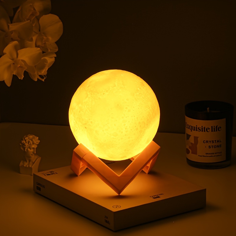 Sybedu Paint Your Own Moon Lamp Kit,Christmas Gifts DIY Night Light,Arts  and Crafts Kit Art Supplies for Kids Ages 8-12,Toys for Teens Boys