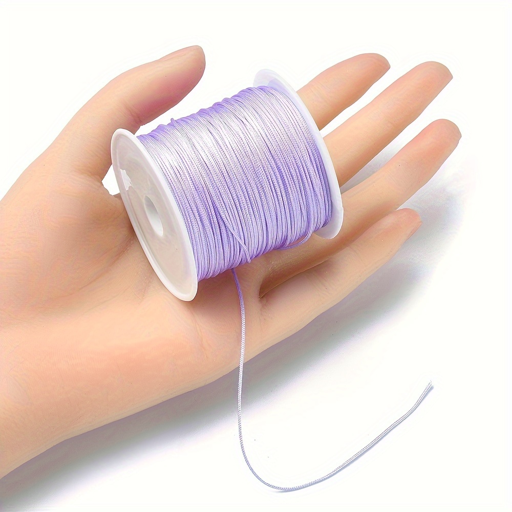 Colored Nylon Thread Diy Jewelry Beading Thread About 50 - Temu