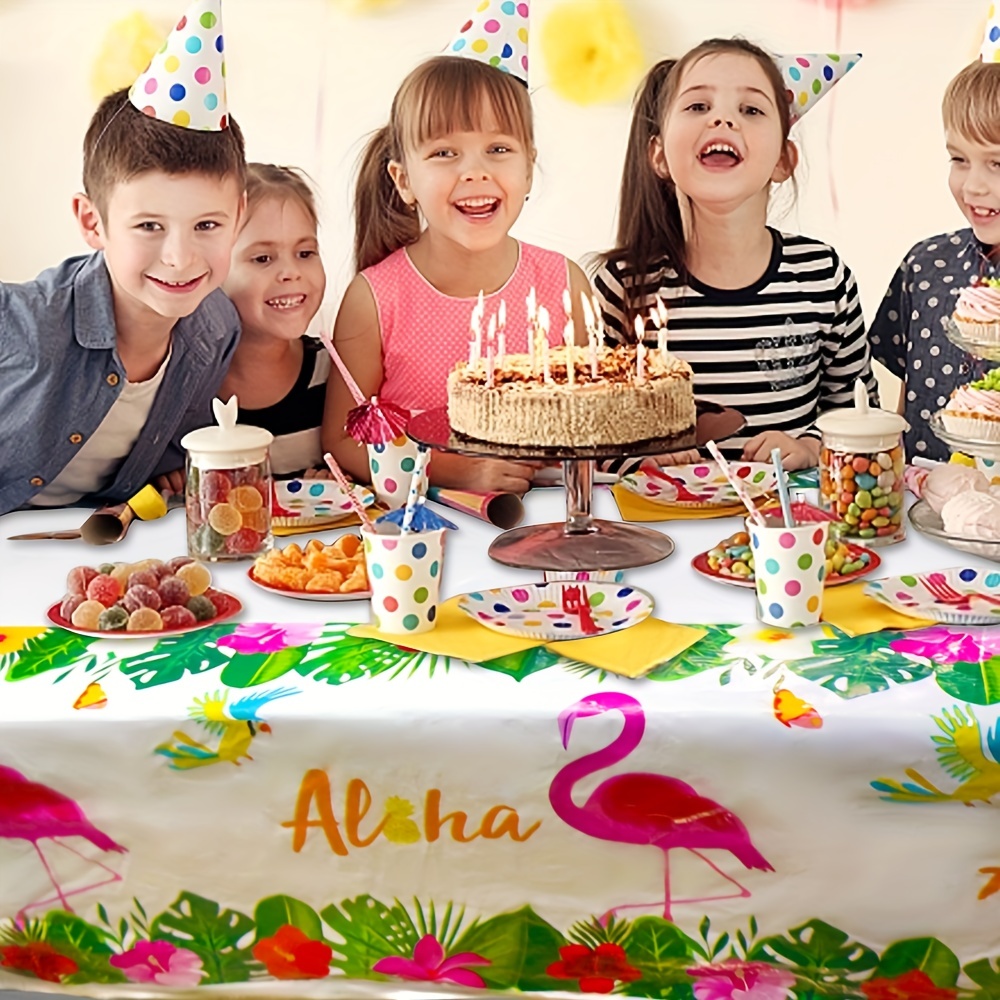 Talking Tables Mantel desechable de papel rosa pastel para fiesta de  cumpleaños de niñas, baby shower, despedida de soltera, temática de  unicornio, 70