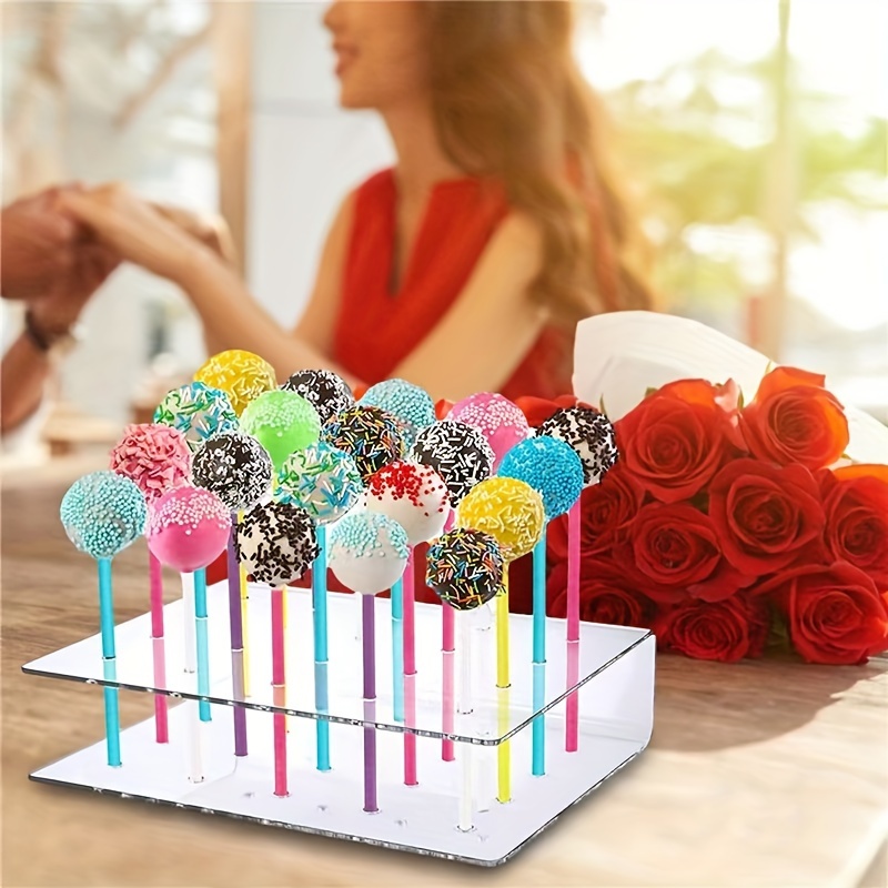 20 Hole Cake Lollipop Holder Display Stand Acrylic Holder-Taobao