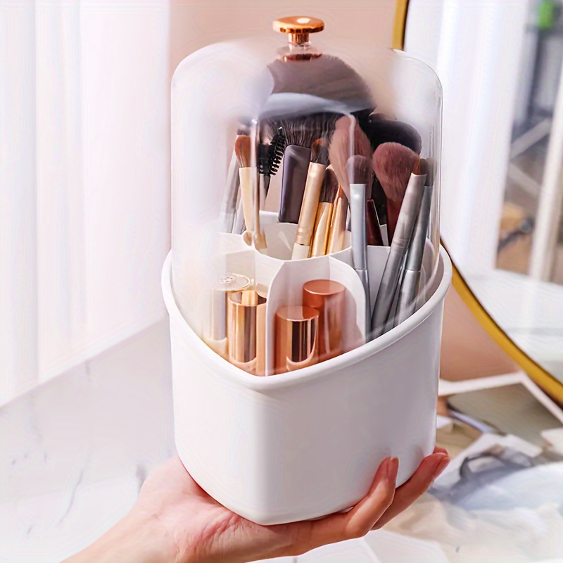 Desktop Cosmetics Storage Box Toiletries Cotton Swab Container Bathroom  Accessories Brushes Makeup Organizer Case Lipsticks Box - AliExpress