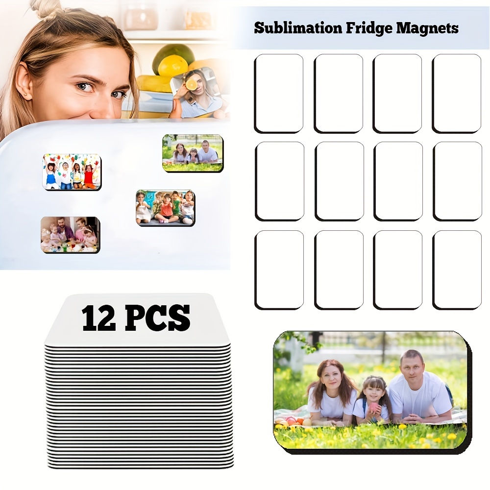 Sublimation Blank Fridge Magnets For Home Kitchen - Temu