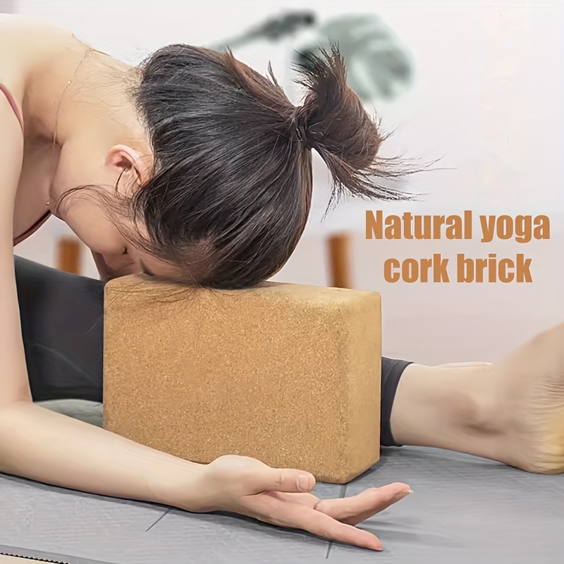 Cork Yoga Bricks High Density Support Fitness Block Yoga - Temu Australia