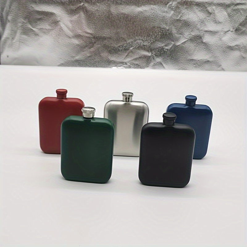 2 Set Fish-Shape Hip Flask 5Oz Bottle Mini Pocket Flask Stainless