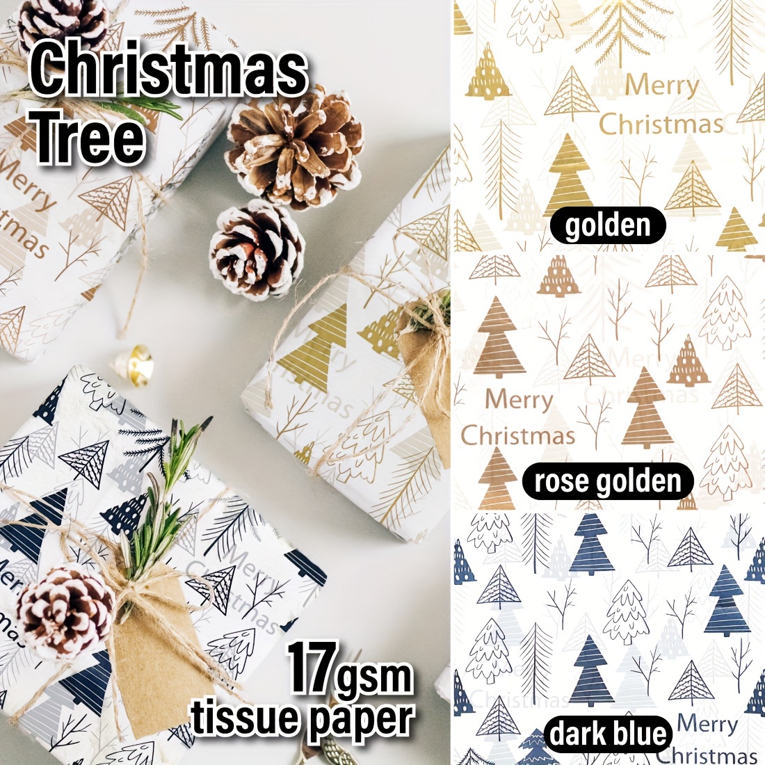 Light Blue Bulk Tissue Paper,Tissue Paper, Gift Grade Tissue Paper Sheets -  20 x 30,Blue Tissue Paper, Gift Wrap, Christmas, Birthdays