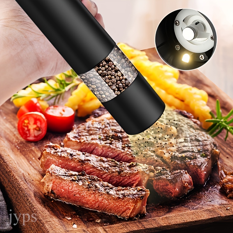 Electric Rose Salt And Pepper Grinder, Household Small Rechargeable  Wireless Automatic Pepper Grinder - Temu