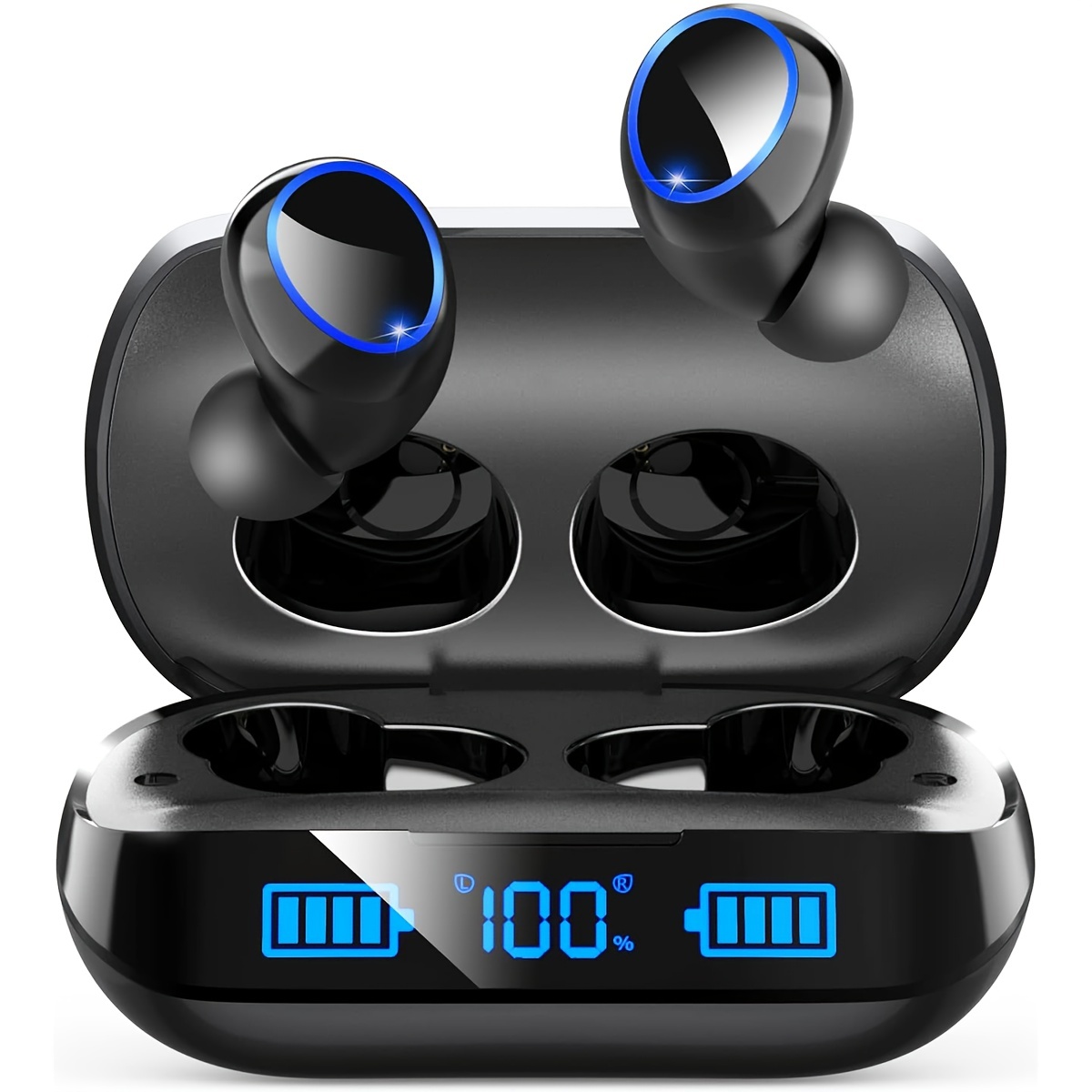 Auriculares Bluetooth inalámbricos deportivos sobre la oreja Bluetooth 5.3  auriculares con ganchos para la oreja 120H tiempo de reproducción