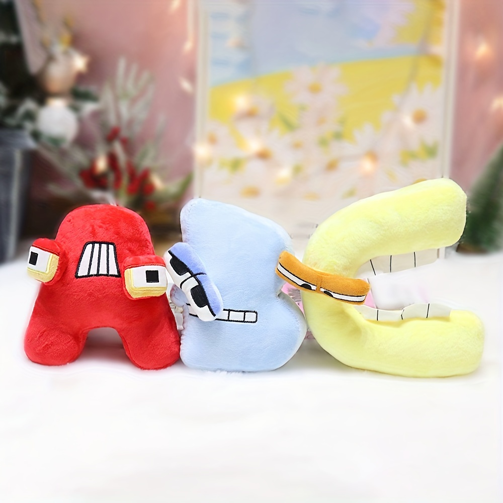 26 A-Z Plushie Alphabet Lore Plush Toy Pack Game Stuffed Doll Anime Soft  Baby Hug Pillow Kid Gift