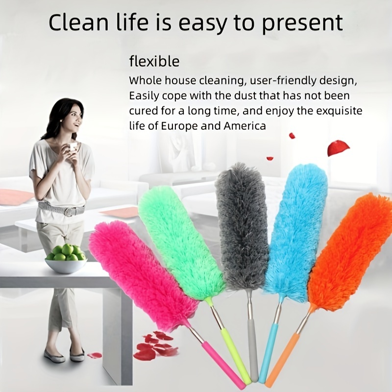 Bendable Soft Microfiber Duster Dusting Brush Household Cleaning