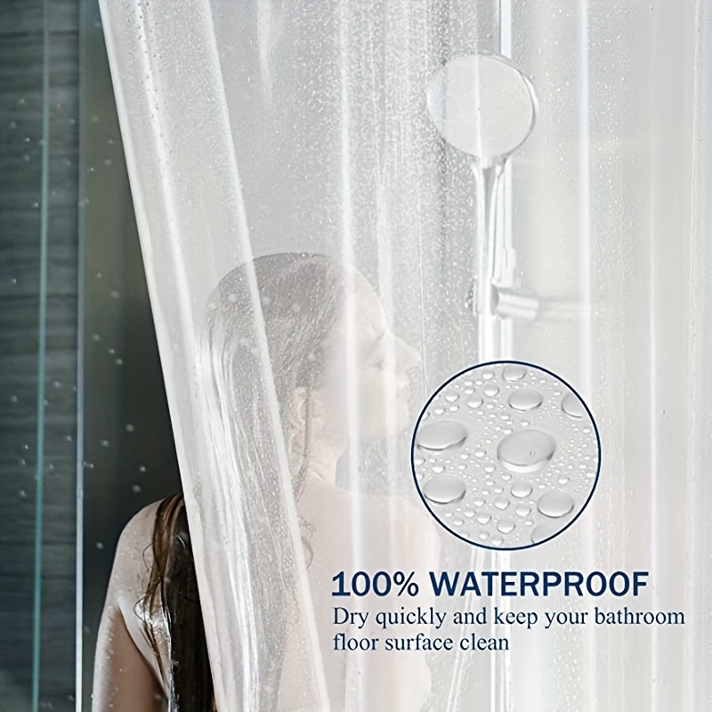 Acquista Tenda da doccia impermeabile trasparente addensato