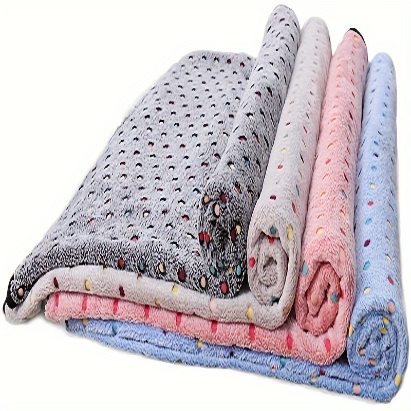 

Pet Blanket, Coral Fleece Flannel Dog Cat Nest Mat, Warm Bed Cover For Pets
