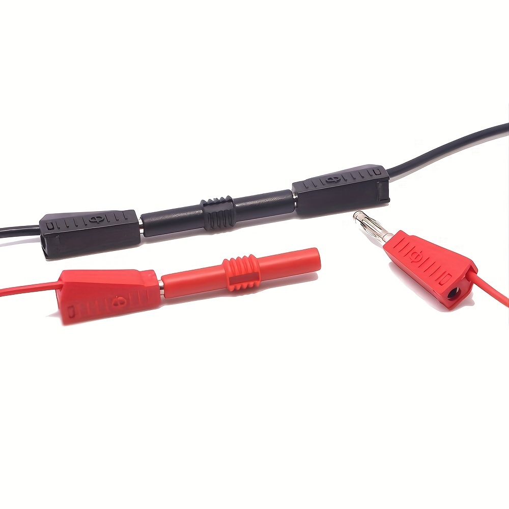 10 Uds conector Banana Rojo Negro 4mm ranura cruzada adaptadores tipo  soldadura chapados en oro para cables de altavoz