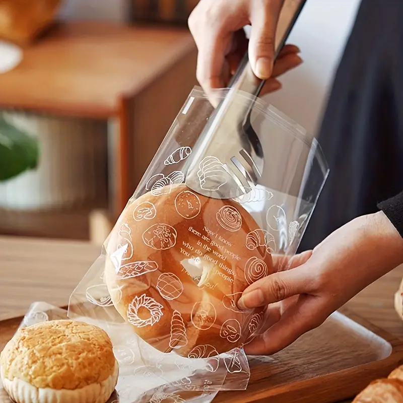 Ziplock Bags Clear Toast Sandwich Bread Ziplock Bag - Temu