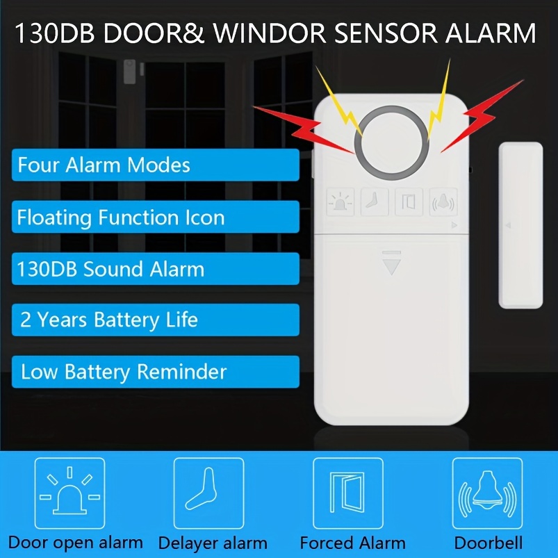 Daitem - [Détecteur d'ouverture] Ce nouveau détecteur d'ouverture miniature  permet de protéger les issues de votre habitation (porte d'entrée, fenêtre,  porte-fenêtre, baie vitrée…) en toute discrétion🤓. En cas d'intrusions, le  système d'alarme