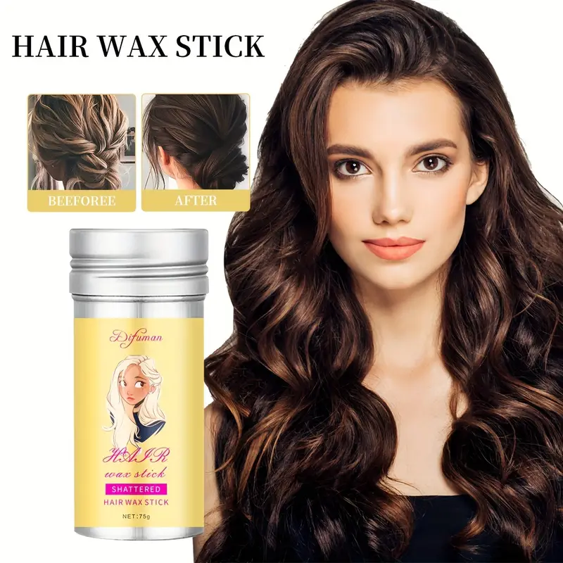 Hair Wax Stick For Flyaways Hair Styling Gel Stick Non - Temu