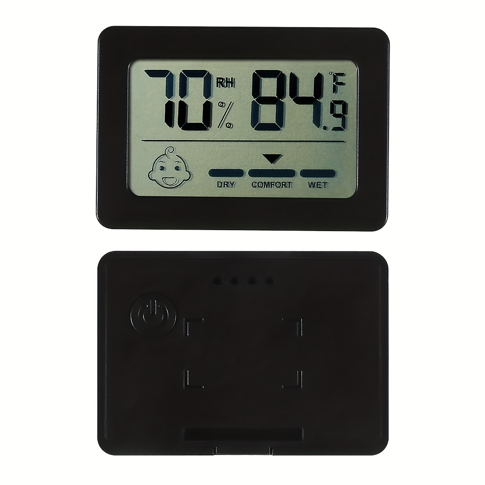 Mini Digital Thermometer Hygrometer Indoor Humidity Monitor Temperature  Hygrometer Fahrenheit Celsius Switchable For Humidifier Greenhouse Garden  Cellar Closet Refrigerator Etc, Buy More, Save More