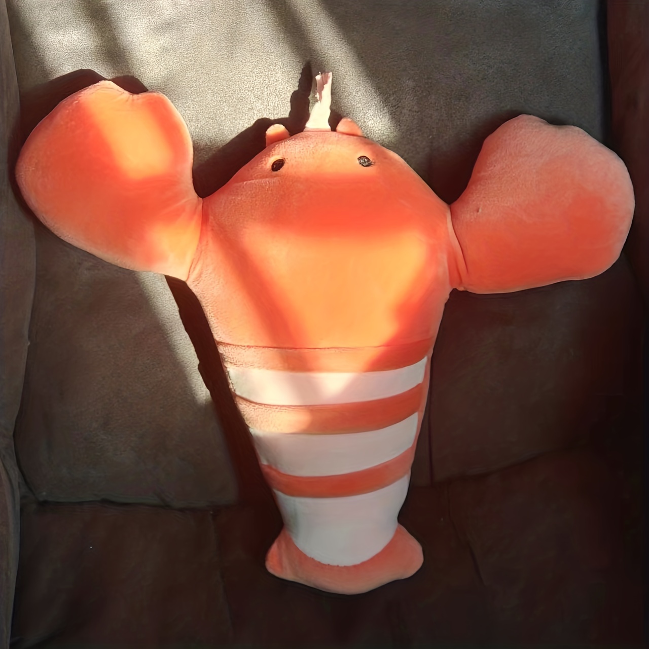Coussin de siège en forme de crevette, jouet en peluche, poupée