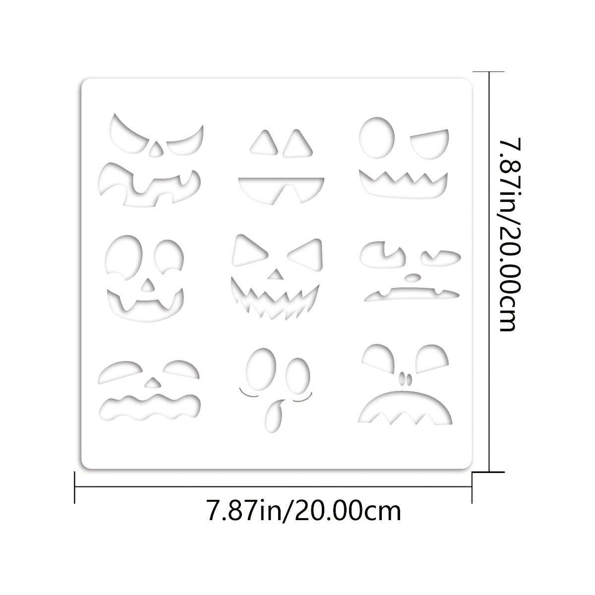 Grimace Stencils Creative Painting Stencils Drawing Templates Art Painting  Templates For DIY Craft 7.87x7.87inch