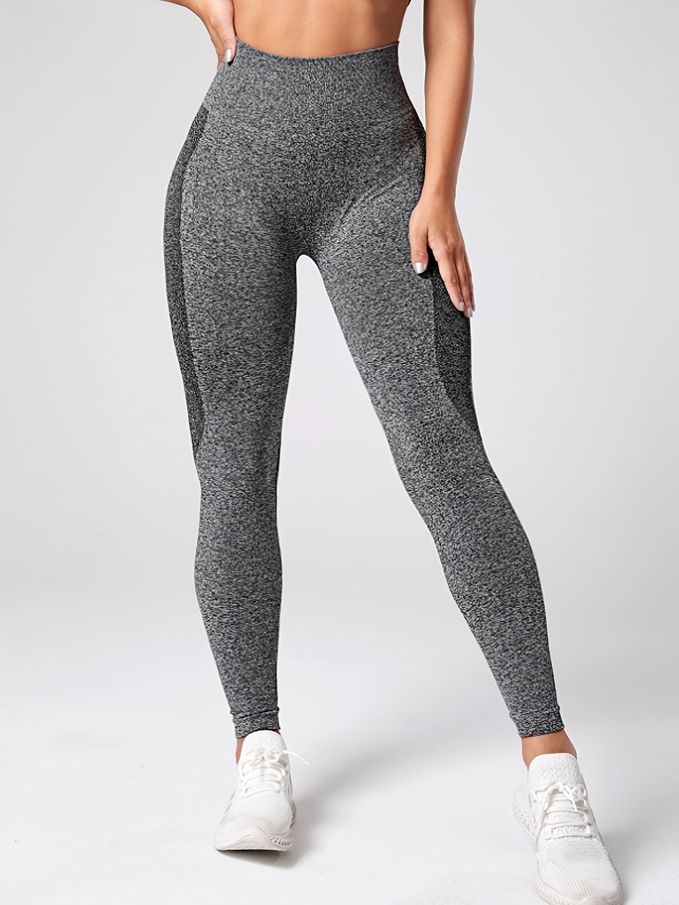 Smile Sports Fitness Pants Seamless High Waist Pants - Temu Canada