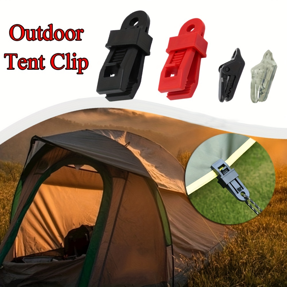 5 pièces pinces de tente de Camping polyvalentes pince à bâche