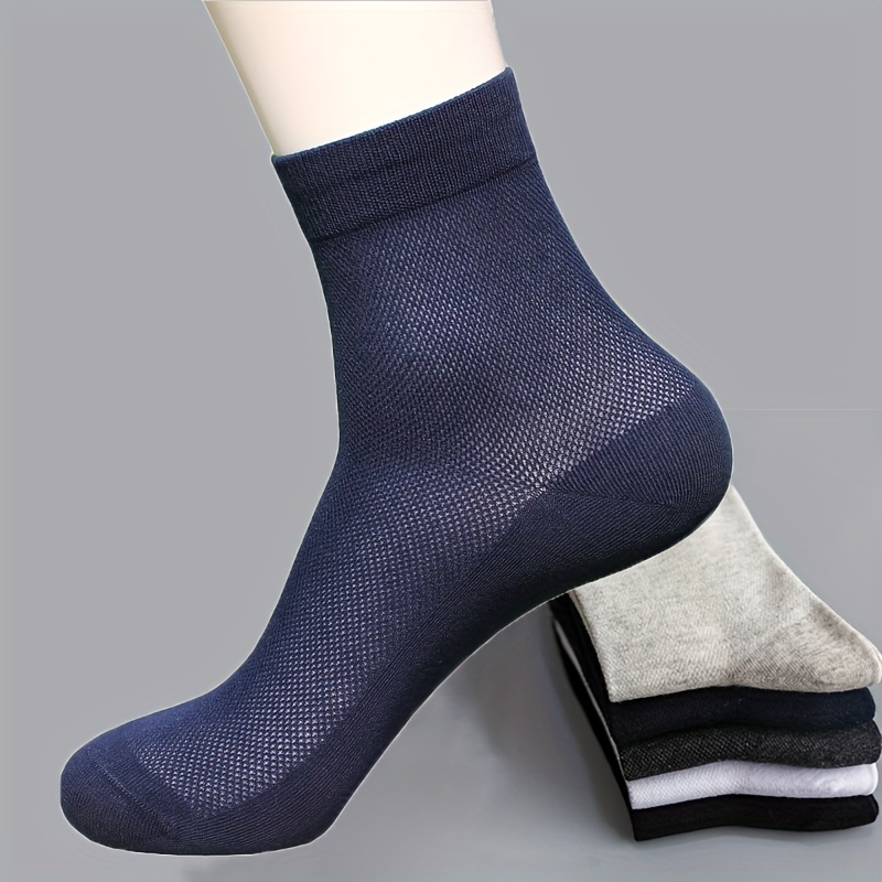 6 pares de calcetines invisibles para hombre, calcetines de seda de hielo,  calcetines invisibles, calcetines para zapatos planos antideslizantes para
