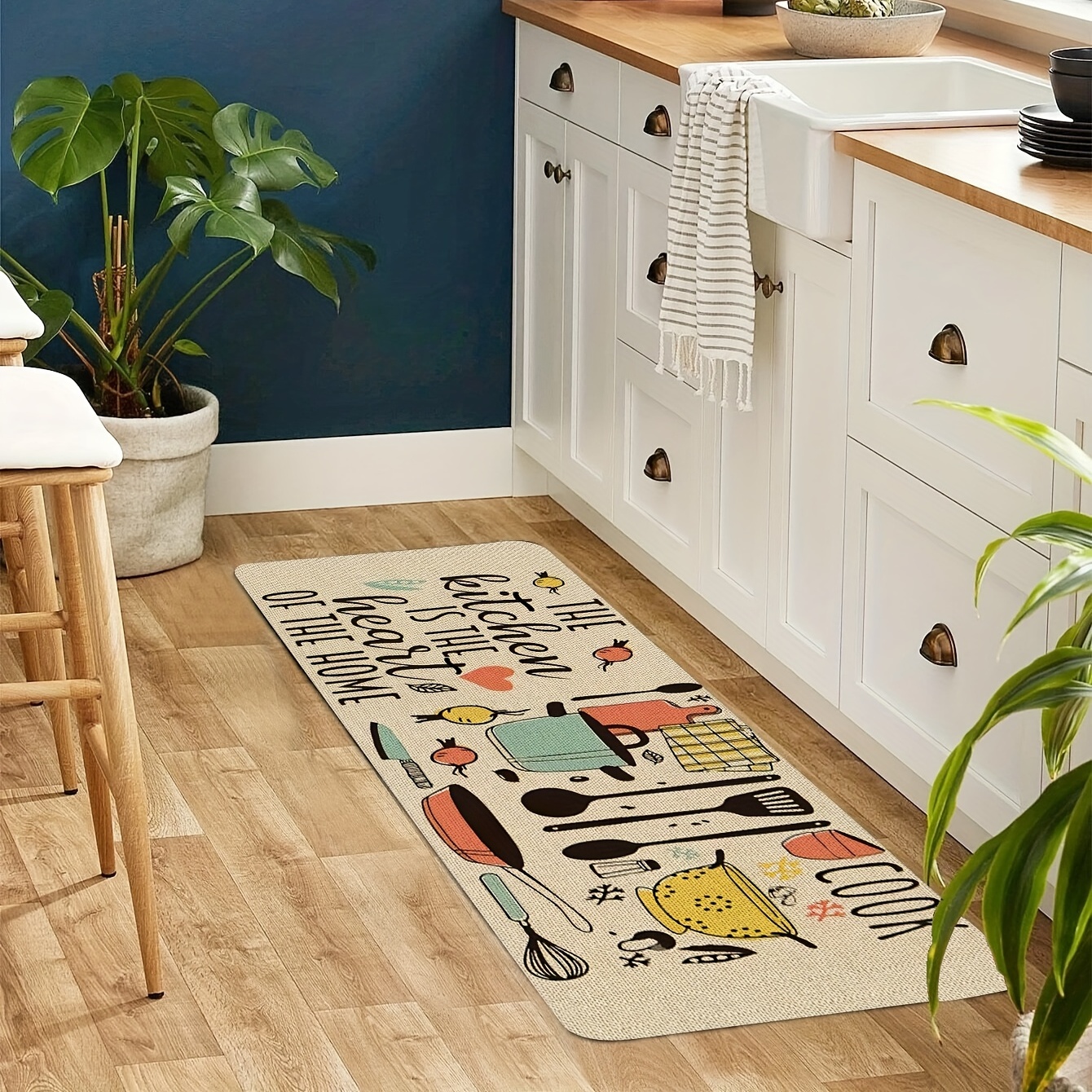 Soft Kitchen Rug Cushioned Anti fatigue Kitchen Rug Cartoon - Temu