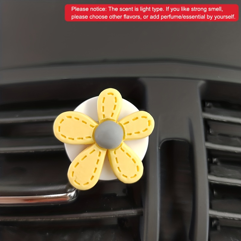 Car Air Freshener Cute Flower Automotive Air Outlet Creative - Temu