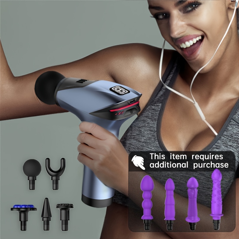 Massage Gun Deep Tissue for Athletes, Muscle Percussion Massagers Gun for  Neck Back with 10 Heads, 30 Adjustable Speeds Portable Handheld Electric  Massager for Body Relaxation Black