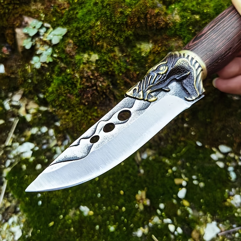 1pc Dragon Head Outdoor Pocket Knife Camping Knife Stainless - Temu