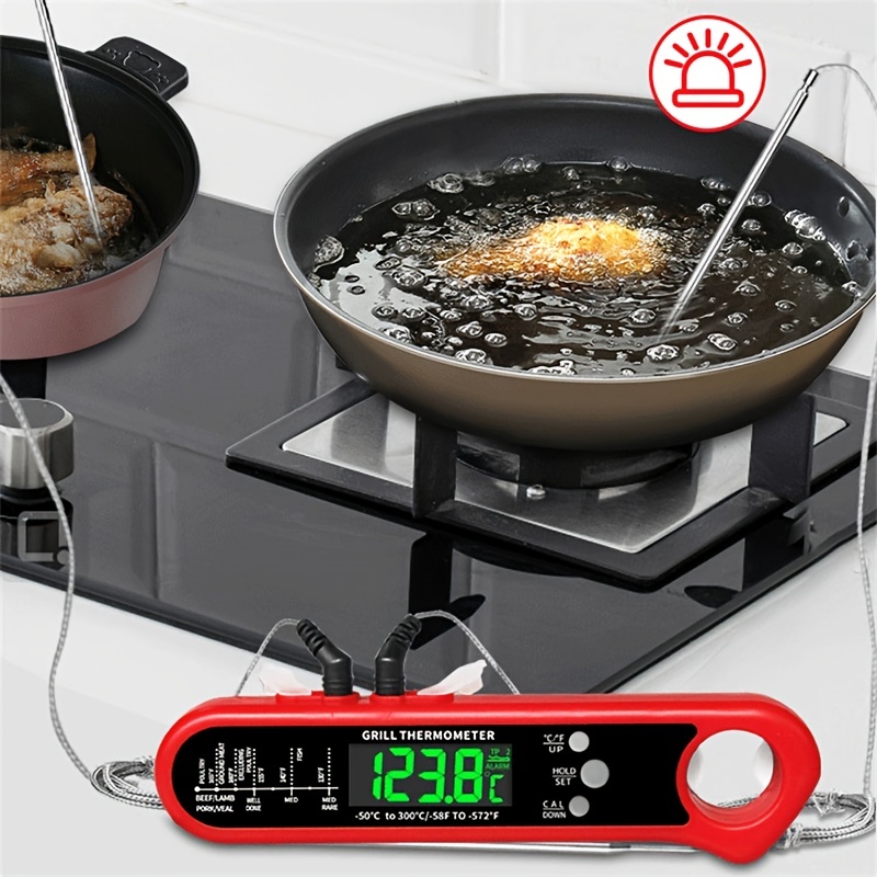 1pc Folding Style Rotisserie Thermometer With Wire External - Temu