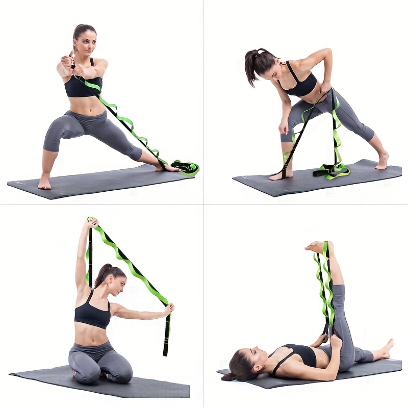 Nylon Yoga Resistance Strap Elastic Stretching Band